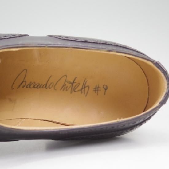 極美品★(伊)リカルド フレッチャ ベステッティ SIZE 9【★定価20万円程度/シューツリー付き】RICCARDO FRECCIA BESTETTI★b394