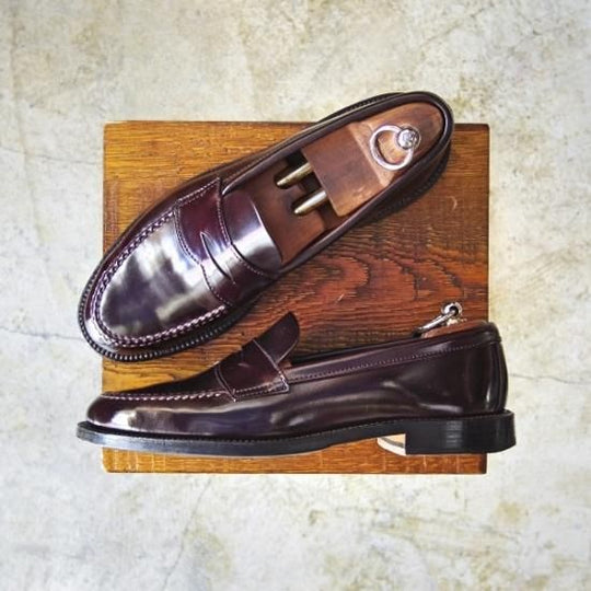 極美品☆オールデン 8D【☆コードバン仕様/BROOKS BROTHERS別注 