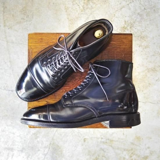 美品★オールデン 7D【★コードバン仕様/4065/グラントラスト】ストレートチップ/ブーツ/Alden★b397