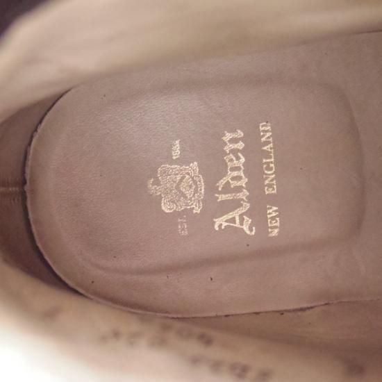 美品★オールデン 7D【★コードバン仕様/4065/グラントラスト】ストレートチップ/ブーツ/Alden★b397