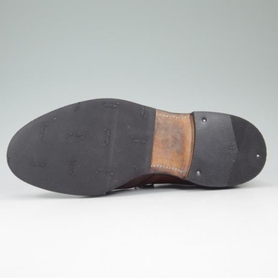 極上★(米)アレンエドモンズ 8.5E【定価15万円以上★コードバン仕様/Polo】サドルシューズ/赤茶/メンズ/ALLEN EDMONDS★b398