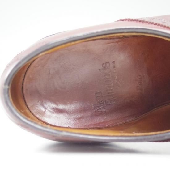 極上★(米)アレンエドモンズ 8.5E【定価15万円以上★コードバン仕様/Polo】サドルシューズ/赤茶/メンズ/ALLEN EDMONDS★b398