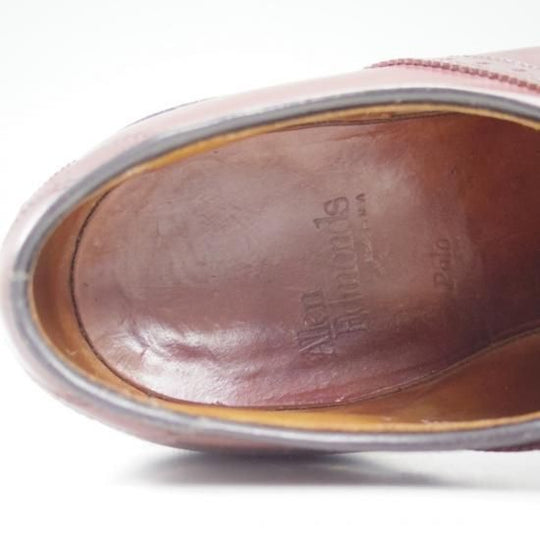 極上★(米)アレンエドモンズ 8.5E【定価15万円以上★コードバン仕様/Polo】サドルシューズ/赤茶/メンズ/ALLEN EDMONDS★b398
