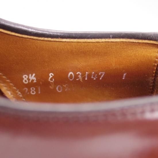 極上★(米)アレンエドモンズ 8.5E【定価15万円以上★コードバン仕様/Polo】サドルシューズ/赤茶/メンズ/ALLEN EDMONDS★b398