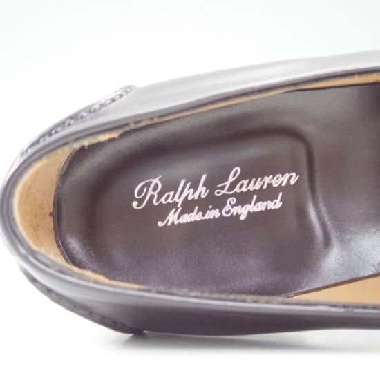 極美品★エドワードグリーン 8.5D【★ラルフローレン パープルレーベル別注】100ラスト/RalphLauren/コインローファー/EDWARD GREEN★b400