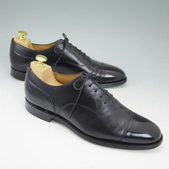 極上★チャーチ 75F/UK7.5【★希少!!過渡期モデル/旧チャーチ同様】100ラスト/Bamford/3〜4都市ロゴ/ストレートチップ/Church's★b403