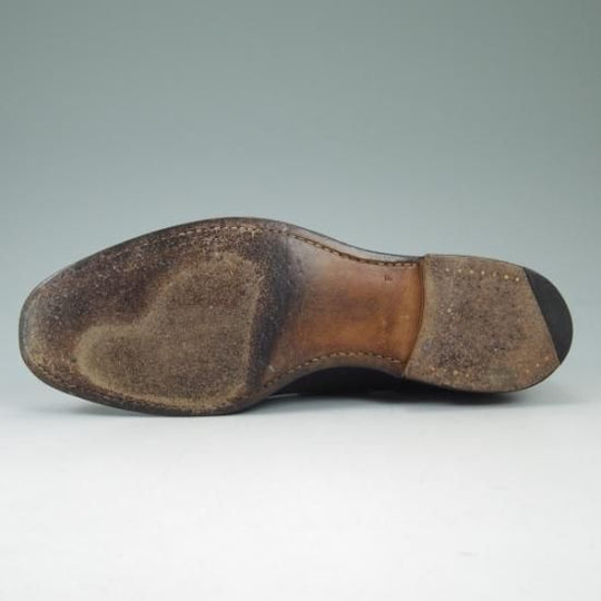 極上★チャーチ 75F/UK7.5【★希少!!過渡期モデル/旧チャーチ同様】100ラスト/Bamford/3〜4都市ロゴ/ストレートチップ/Church's★b403