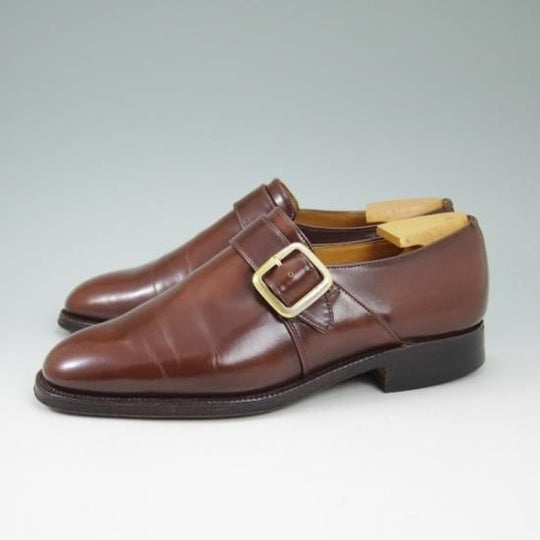 極上★チャーチ 50F/UK5【★ブックバインダーカーフ/3都市ロゴ/73ラスト】Westbury/旧チャーチ/モンクストラップ/Church's★b404