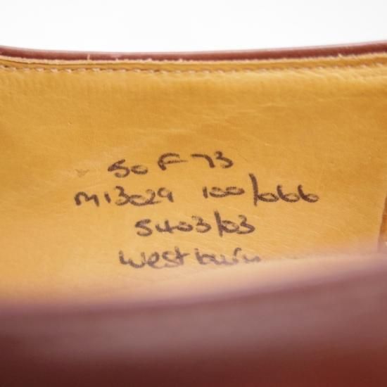 極上★チャーチ 50F/UK5【★ブックバインダーカーフ/3都市ロゴ/73ラスト】Westbury/旧チャーチ/モンクストラップ/Church's★b404