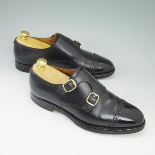 ★クロケット&ジョーンズ 5.5E【★Lloyd Footwear別注/ロイドフットウェア】317ラスト/ダブルモンク/Crockett&Jones★b409
