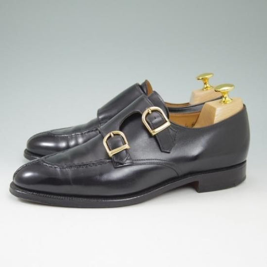 ★クロケット&ジョーンズ 6E【★BARNEYS NEWYORK別注/バーニーズ ニューヨーク】317ラスト/ダブルモンク/Crockett&Jones★b410