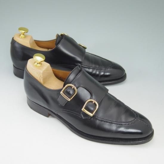 ★クロケット&ジョーンズ 6E【★BARNEYS NEWYORK別注/バーニーズ ニューヨーク】317ラスト/ダブルモンク/Crockett&Jones★b410
