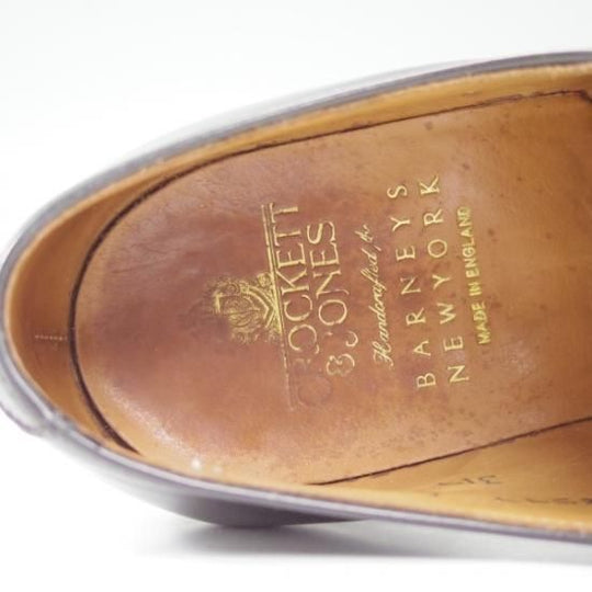 ★クロケット&ジョーンズ 6E【★BARNEYS NEWYORK別注/バーニーズ ニューヨーク】317ラスト/ダブルモンク/Crockett&Jones★b410