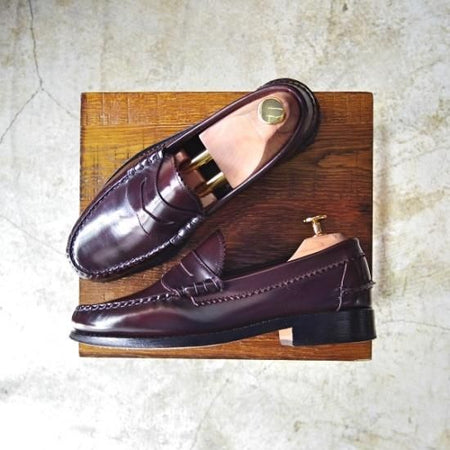美品★(米)アレンエドモンズ 7D【★コインローファー/Kenwood】ケンウッド/ビーフロール/赤茶/メンズ/ALLEN EDMONDS★b417
