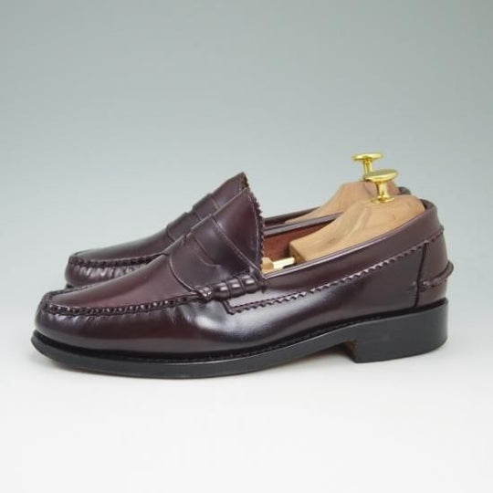 美品★(米)アレンエドモンズ 7D【★コインローファー/Kenwood】ケンウッド/ビーフロール/赤茶/メンズ/ALLEN EDMONDS★b417