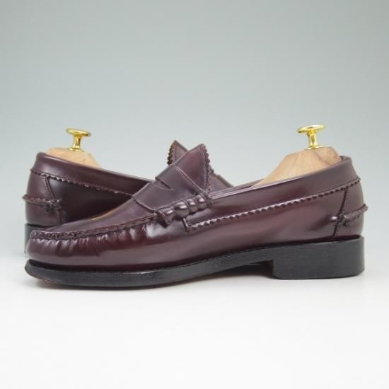 美品★(米)アレンエドモンズ 7D【★コインローファー/Kenwood】ケンウッド/ビーフロール/赤茶/メンズ/ALLEN EDMONDS★b417