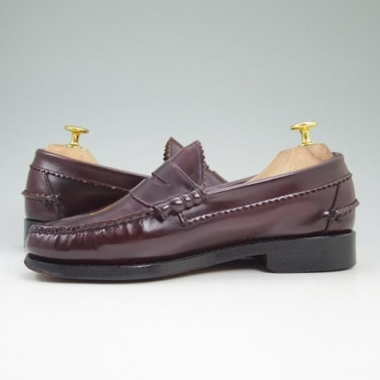 美品★(米)アレンエドモンズ 7D【★コインローファー/Kenwood】ケンウッド/ビーフロール/赤茶/メンズ/ALLEN EDMONDS★b417