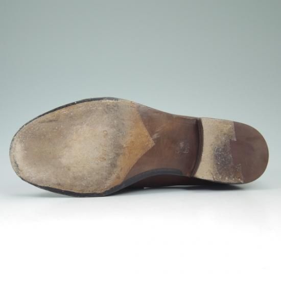 美品★ペルフェット SIZE 8.5【★半カラス仕上げ/P2601】コインローファー/PERFETTO★b418