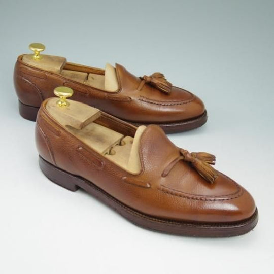 ★クロケット&ジョーンズ UK7/US7.5D【★ラルフローレン別注/Polo Ralph Lauren】タッセルローファー/Crockett＆Jones★b419