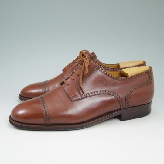 極上★(伊)タニノクリスチー SIZE 5.5【★定価10万円以上】クォーターブローグ/TANINO CRISCI★b422