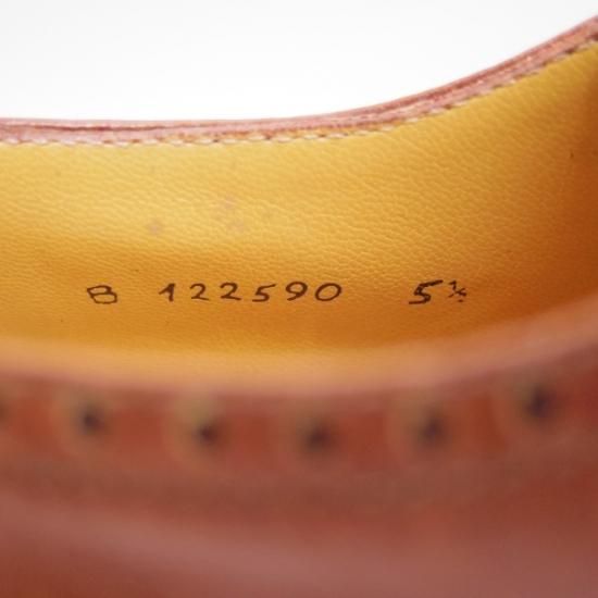 極上★(伊)タニノクリスチー SIZE 5.5【★定価10万円以上】クォーターブローグ/TANINO CRISCI★b422