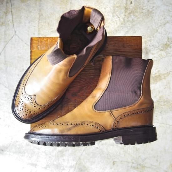 ★トリッカーズ SIZE 8【★サイドゴアブーツ/M2754/コマンドソール】Tricker's★b424