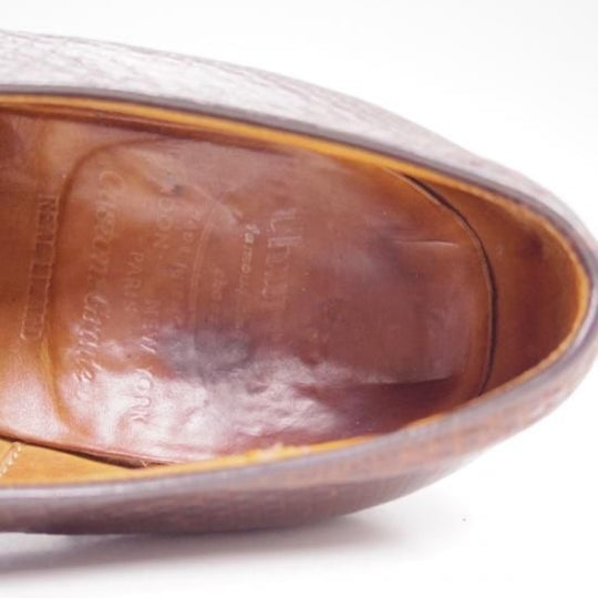 時価20万円以上★チャーチ 85F/UK8.5【★超希少!!リザード仕様/84ラスト】3都市ロゴ/プレーントゥ/旧チャーチ/Church's★b428