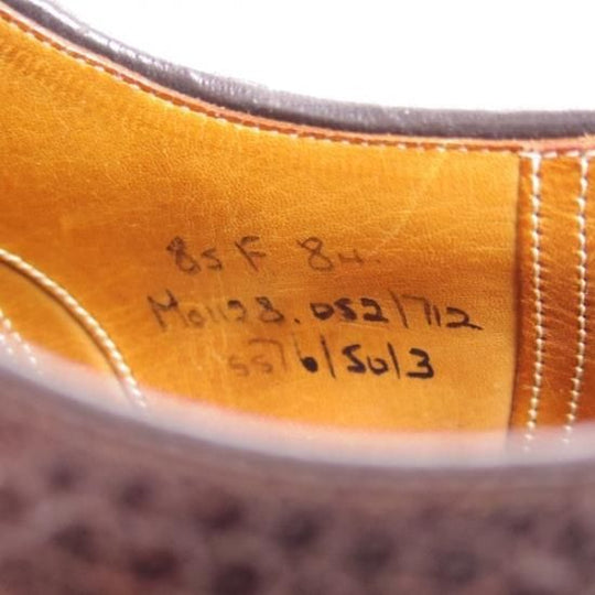 時価20万円以上★チャーチ 85F/UK8.5【★超希少!!リザード仕様/84ラスト】3都市ロゴ/プレーントゥ/旧チャーチ/Church's★b428