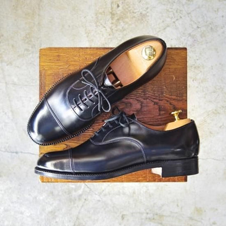 未使用★チャーチ 75F/UK7.5【★希少!!82ラスト/3都市ロゴ/旧チャーチ】デッドストック/メッセンジャー/messenger/Church's★b429