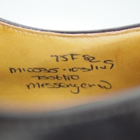 未使用★チャーチ 75F/UK7.5【★希少!!82ラスト/3都市ロゴ/旧チャーチ】デッドストック/メッセンジャー/messenger/Church's★b429