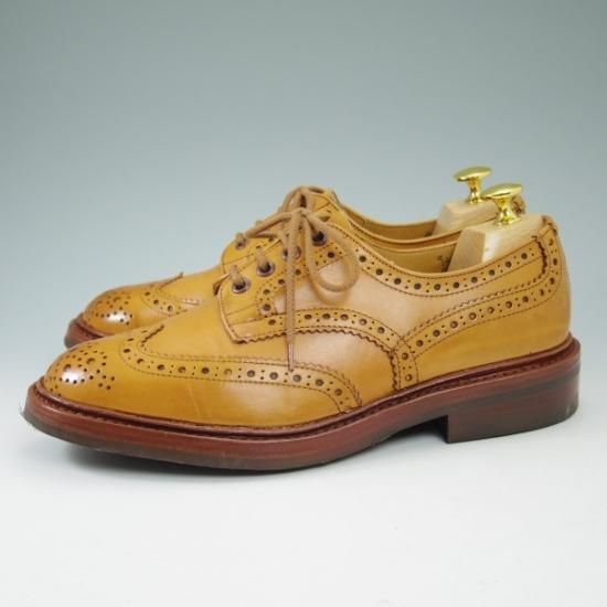 極美品★トリッカーズ SIZE 7【★ダイナイトソール仕様/BOURTON】バートン/M5633/カントリーシューズ/短靴/Tricker's★b431