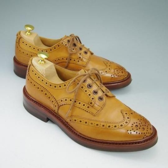 極美品★トリッカーズ SIZE 7【★ダイナイトソール仕様/BOURTON】バートン/M5633/カントリーシューズ/短靴/Tricker's★b431
