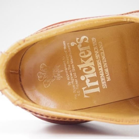 極美品★トリッカーズ SIZE 7【★ダイナイトソール仕様/BOURTON】バートン/M5633/カントリーシューズ/短靴/Tricker's★b431