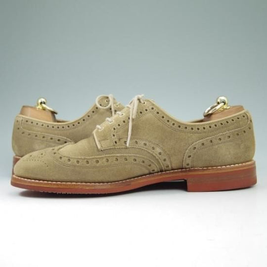 極美品★クロケット&ジョーンズ 8E【★ダイナイトソール仕様/CARDIGAN/カーディガン】335ラスト/フルブローグ/Crockett&Jones★b432
