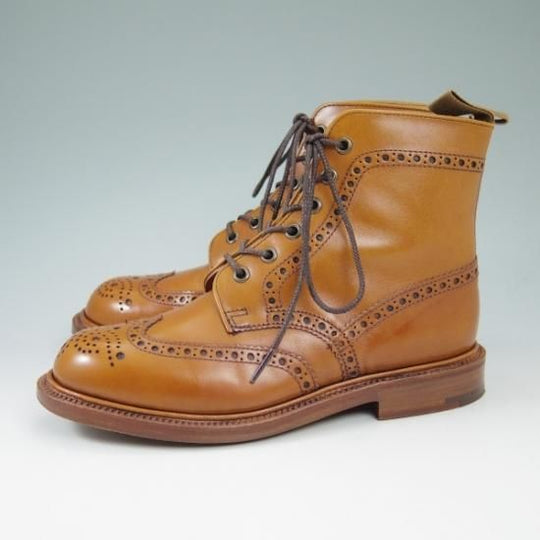 極美品★(英)アルフレッドサージェント(レディース) UK4.5【★ブーツ/L4157】フルブローグ/Alfred Sargent★b434