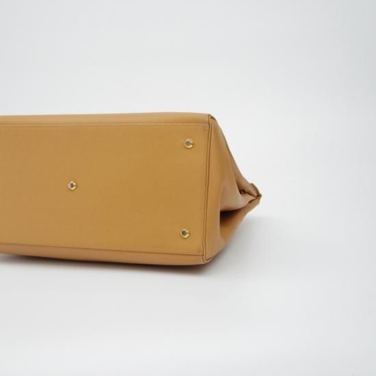 極上★(伊)チェレリーニ【定価15万円程度★バーキン タイプ】ハンドバッグ/ショルダー/レディース レザー バッグ/CELLERINI★N4885