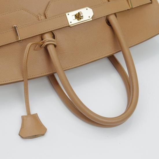 極上★(伊)チェレリーニ【定価15万円程度★バーキン タイプ】ハンドバッグ/ショルダー/レディース レザー バッグ/CELLERINI★N4885