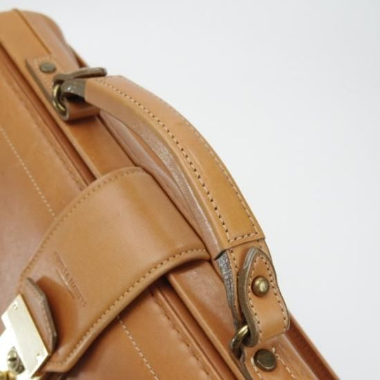 極上★(英)GIEVES & HAWKES/ギーブス&ホークス【★鞄】ダレスバッグ/ソフトダレス/レザー 茶/メンズ ビジネス バッグ★N4886