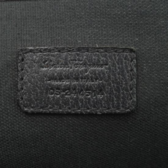 極上★(伊)サルヴァトーレ フェラガモ/Ferragamo【★鞄】ブリーフケース/レザー 黒/メンズ ビジネス バッグ/Salvatore★N4887