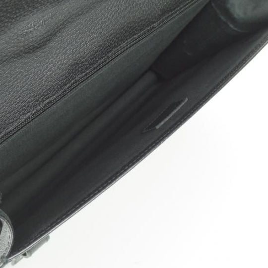 極上★(伊)サルヴァトーレ フェラガモ/Ferragamo【★鞄】ブリーフケース/レザー 黒/メンズ ビジネス バッグ/Salvatore★N4887
