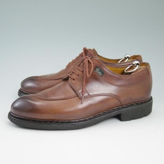 美品★パラブーツ SIZE 6.5【★希少!!ポマード/POMMARD】LISSE MARRON/マロン/リスレザー/ギャラクシーソール/Uチップ/Paraboot★b435