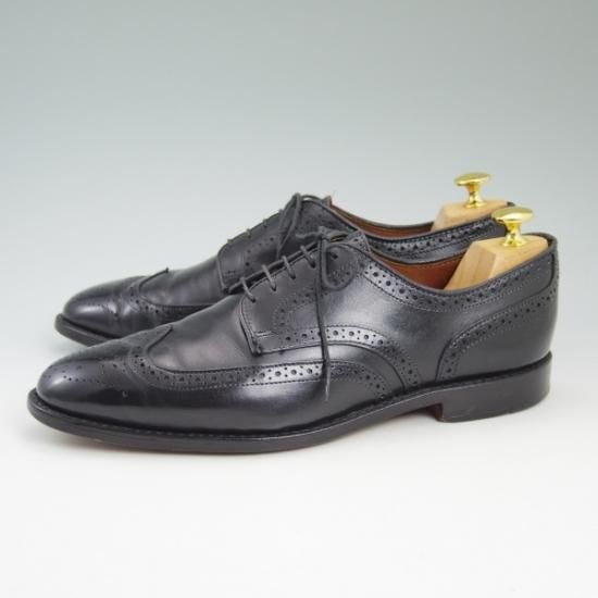 極上★(米)アレンエドモンズ 8.5D【★フルブローグ/Player's Shoe】カーフ/黒/メンズ/ALLEN EDMONDS★b436