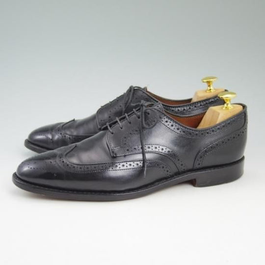 極上★(米)アレンエドモンズ 8.5D【★フルブローグ/Player's Shoe】カーフ/黒/メンズ/ALLEN EDMONDS★b436