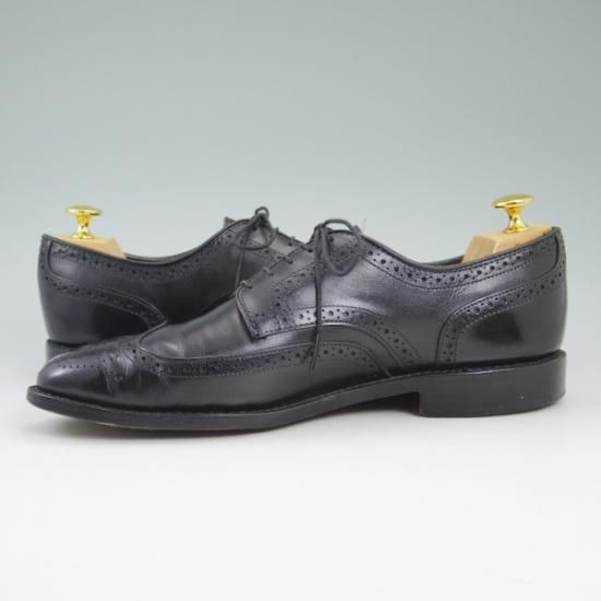 極上★(米)アレンエドモンズ 8.5D【★フルブローグ/Player's Shoe】カーフ/黒/メンズ/ALLEN EDMONDS★b436