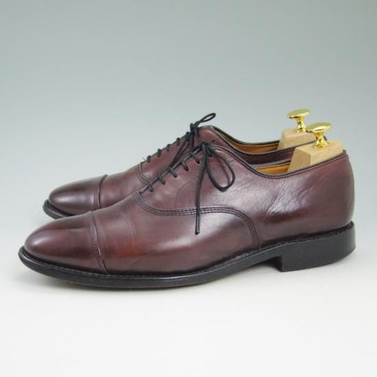 極上★(米)アレンエドモンズ 8D【定価￥75,900-★パークアベニュー/Park Avenue】ストレートチップ/カーフ/赤茶/ALLEN EDMONDS★b437