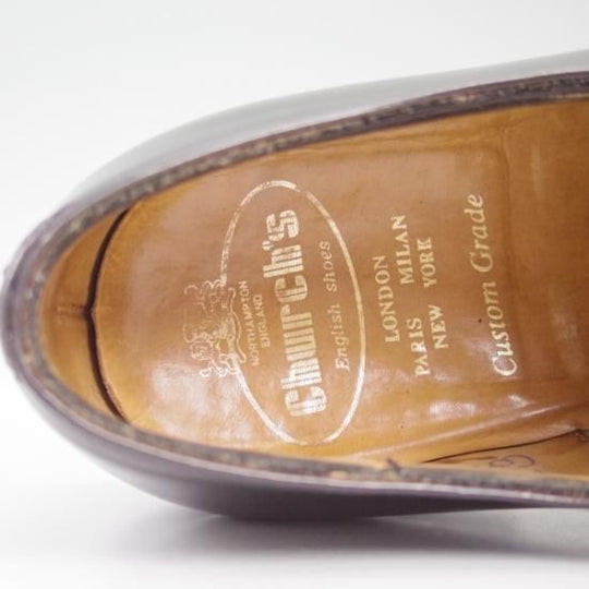 ★チャーチ 70F/UK7【コンサル/73ラスト/3都市〜4都市ロゴ過渡期/旧★チャーチ】CONSUL �W/ストレートチップ/Church's★b440