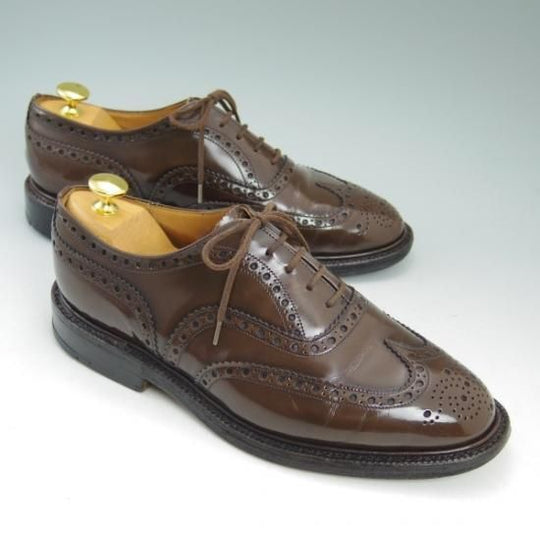 極上★チャーチ 70F/UK7【★希少!!224ラスト/旧チャーチ】3都市〜4都市ロゴ/バーウッド同様/ライトエボニー/Wellington/Church's★b442