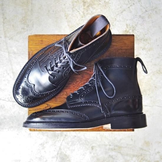 美品★トリッカーズ SIZE 7.5【★カントリーブーツ/M2508】MALTON/モールトン/カーフ/Tricker's★b447