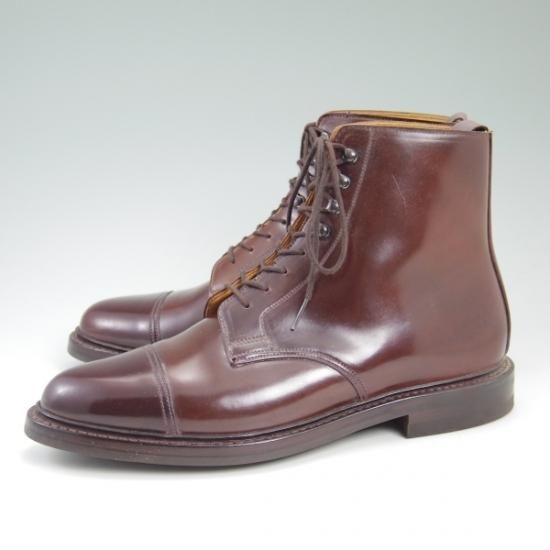 極美品★クロケット&ジョーンズ UK7/US7.5D【★コードバン/BROOKS BROTHERS別注】Peal&co ブルックスブラザーズ/Crockett&Jones★b448