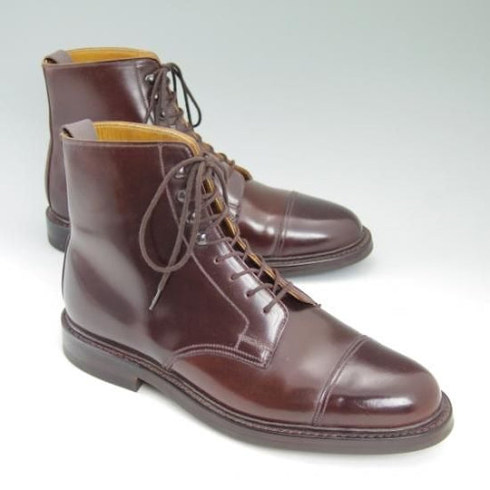 極美品★クロケット&ジョーンズ UK7/US7.5D【★コードバン/BROOKS BROTHERS別注】Peal&co ブルックスブラザーズ/Crockett&Jones★b448